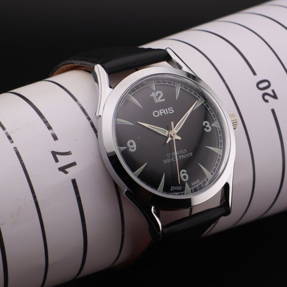 Oris Vintage Swiss 17 Jewels Hand-Wound Mechanical Men's Watch - FREE SHIPPING - Picture 10 of 12